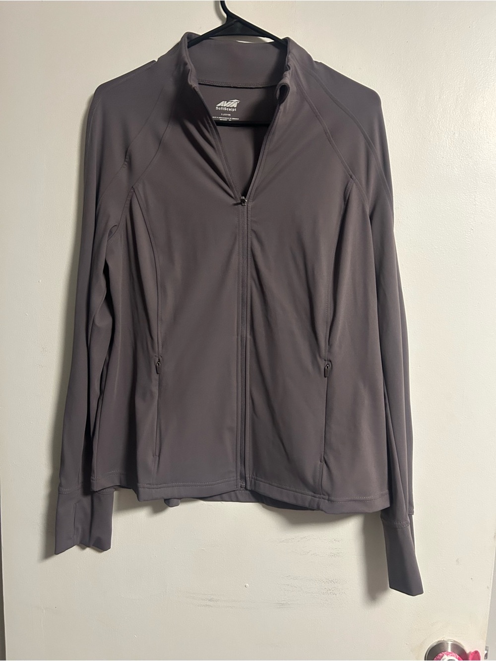Avia Women's Full-Zip Utility Jacket in Charcoal